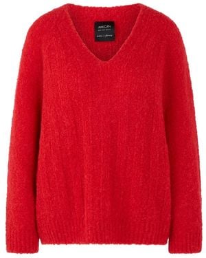 Marc Cain Pullover Mit Alpaka – Gestrickt - Rot
