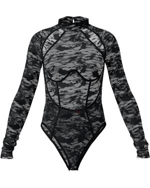 DIESEL Tops ,Zwart ,Polyester Vivian-Utlt Body