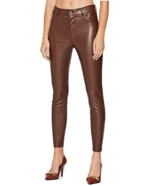 Marciano Leather Trousers - Brown