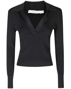 IRO V-Neck Knitwear - Noir