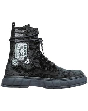 Viron Lace-Up Boots - Negro