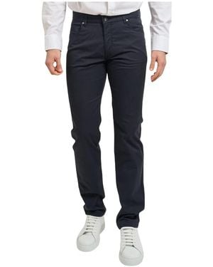 Bugatti Slim-Fit Trousers - Blu