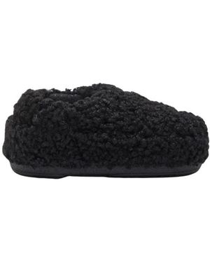 Moon Boot Slippers - Negro
