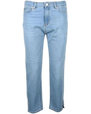 Love Moschino Jeans > slim-fit jeans - Bleu
