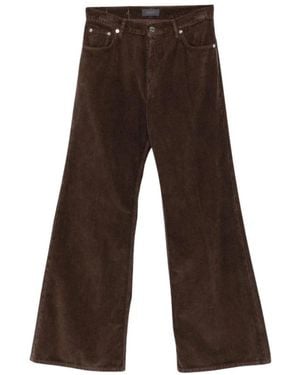 Haikure Wijde Broek - Bruin