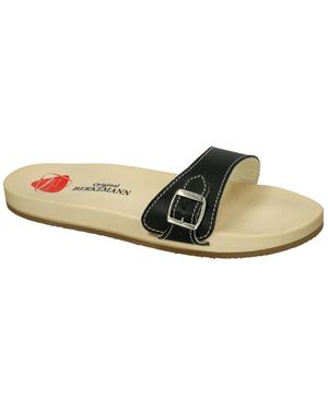 Berkemann Schoenen ,Zwart ,Leer Original Sandale - Bruin