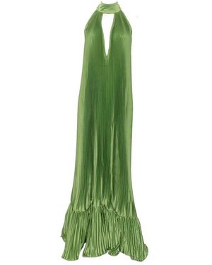 L'idée Kleedjes ,Groen ,Polyester Libertie Gown
