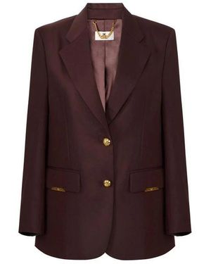Elisabetta Franchi Blazers - Brown