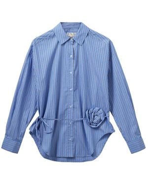 Designers Remix Bowen Belt Shirt - Blauw