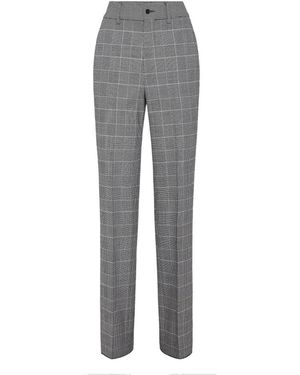Philipp Plein Straight Trousers - Gris