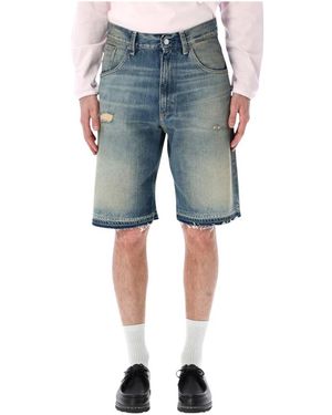 sunflower Korte Broeken ,Blauw ,Leer Super Wide Shorts