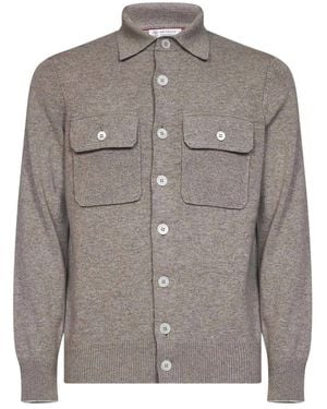 Brunello Cucinelli Cashmere Knitwear - Gris