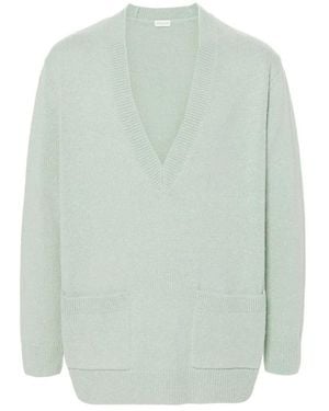 Dries Van Noten V-Neck Knitwear - Green
