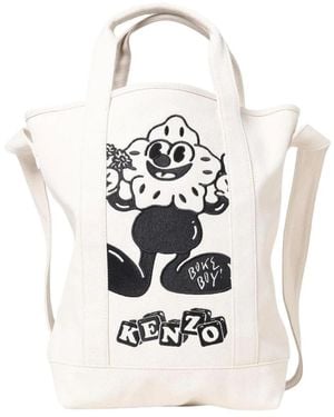 KENZO Tote Bags - Bianco