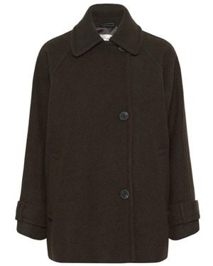 Inwear Single-Breasted Coats - Black
