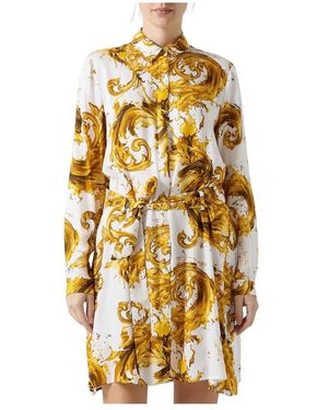 Versace Jeans Couture Shirt Dresses - Metallic