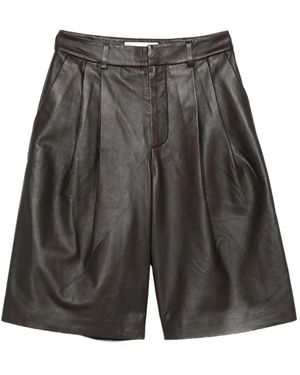 Yves Salomon Long Shorts - Grey