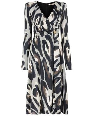 Roberto Cavalli Midi Dresses - Black