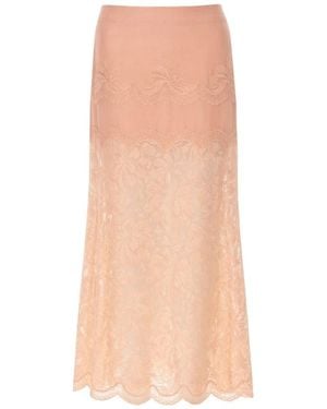 Rabanne Rokken ,Roze ,Midi Skirts