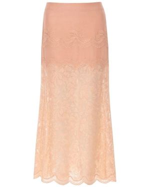 Rabanne Rokken ,Roze ,Midi Skirts