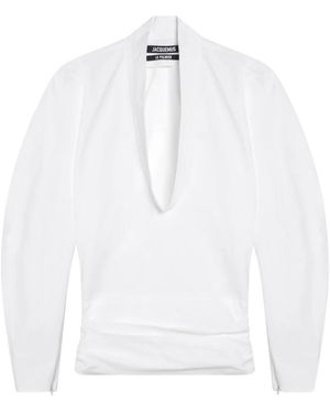 Jacquemus La Blouse Colombe - Weiß
