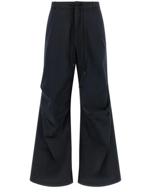 MM6 by Maison Margiela Broeken ,Blauw ,Katoen Drawstring Pants
