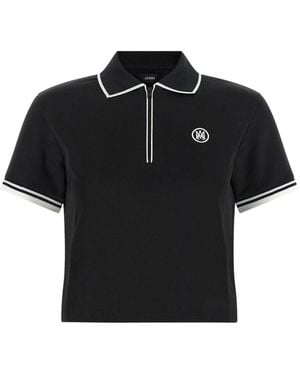 Amiri Ma Zip Polo - Schwarz