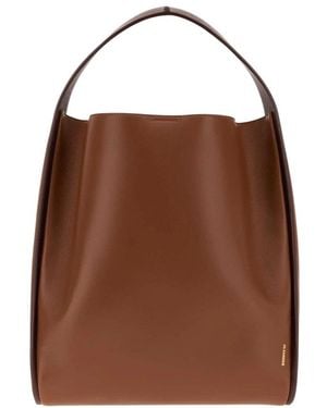 Jil Sander Bucket Bags - Marrone