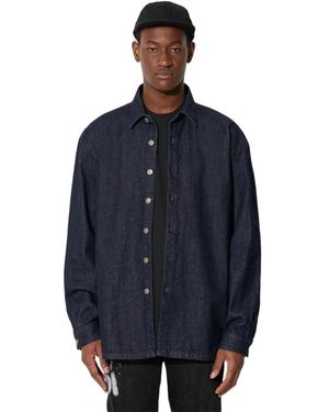424 Denim langarmhemd - Blau