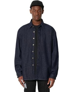 424 Denim langarmhemd - Blau