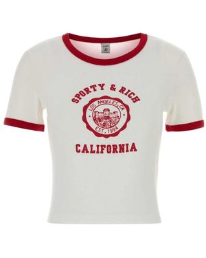 Sporty & Rich T-Shirts - White