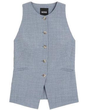 HUGO 50554964 Weste - Blau