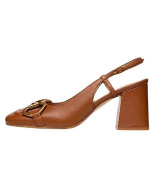 Poche Paris Schoenen ,Bruin ,Helene Sandal