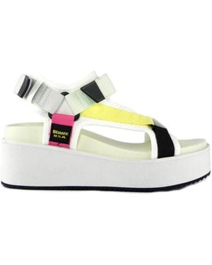 Blauer Wedges - Multicolour