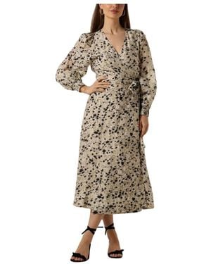 Second Female Midi Dresses - Meerkleurig