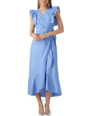 Object Midi Dresses - Blauw