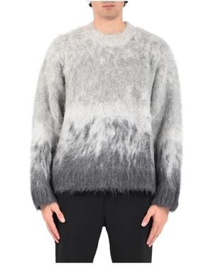 Represent Ombre Gebreide Trui Licht Grijs