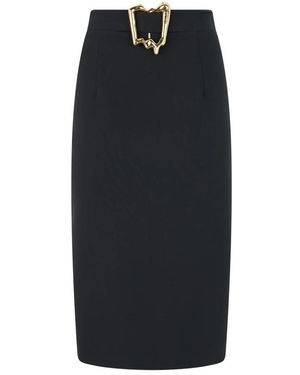 Moschino Fitted Pencil Skirt - Zwart