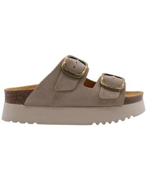Scholl Sliders - Brown