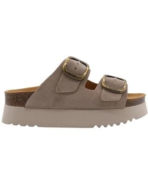 Scholl Sliders - Brown