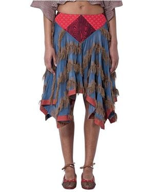 Kiko Kostadinov Midi Skirts - Blue