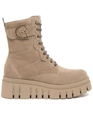 Nero Giardini Botas Con Plataforma Made - Neutro
