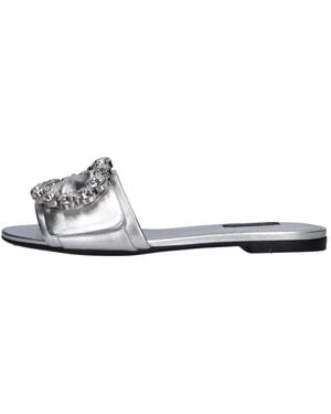 Dolce & Gabbana Sliders - Metallizzato