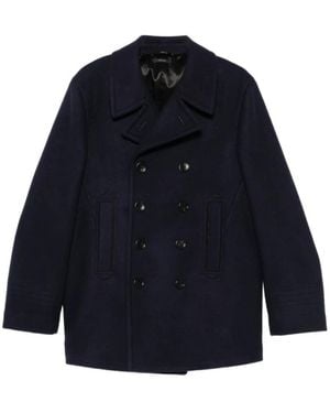 Tom Ford Double-Breasted Coats - Azul