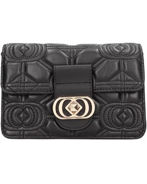 La Carrie Tassen ,Zwart ,Leer Tassen. Zwart - Metallic