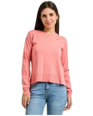 K-Way Round-Neck Knitwear - Rojo