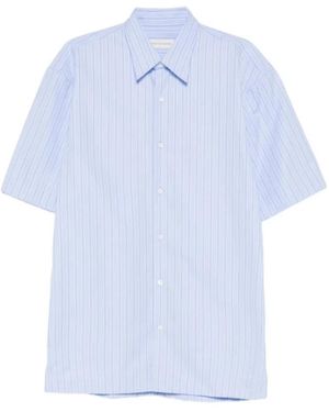 Dries Van Noten Short Sleeve Shirts - Blue