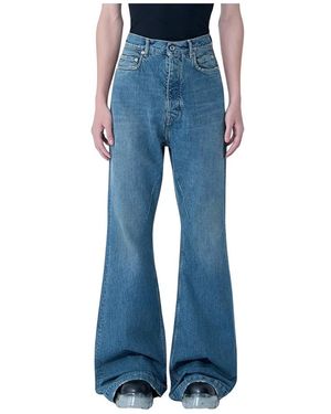 Rick Owens Jeans ,Blauw ,Katoen Bolan Bootcut Pants