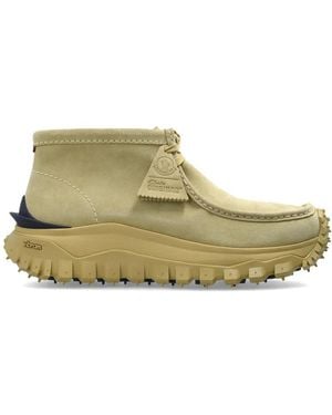 Moncler Lace-Up Boots - Green