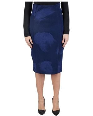 Kiton Pencil Skirts - Azul